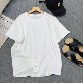 Lẻ Áo thun bigsize sọc ngang form rộng thoải mái, chất cotton mềm mịn co giãn, phong cách basic dễ phối  A352 + A843