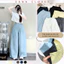 Quần Dài Nữ Gió Suông Gấu Gập Cạp Cao Basic Dễ Phối Đồ Q.Zhou Siêu Đẹp | SANA CLOSET #9251