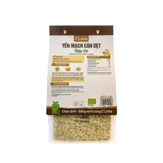 Yến Mạch Cán Dẹt Hữu Cơ C'LaVie 450g Giàu Chất Xơ Hỗ Trợ Tiêu Hóa, Tốt Cho Trí Não Bé Ăn Dặm & Ăn Kiêng - Natural Market