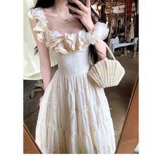 Siêu phẩm váy tay cánh tiên mặc được 2 dáng dành cho chị em mặc đi chơi du lịch bồng bềnh tiểu thư - Baotrang.clothes