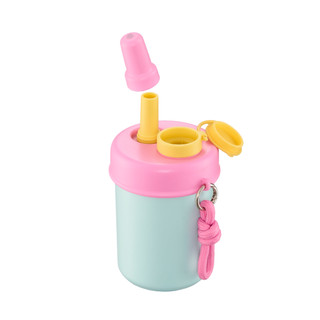 Bình Giữ Nhiệt Fuji Teeny Inochi 360ml - Inox 304 Có Ống Hút Giữ Nóng Lạnh 6H+ Nhỏ Gọn Cute