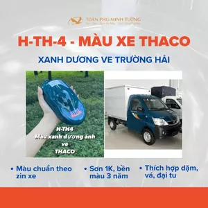 Sơn xe tải THACO màu xanh dương ánh ve dưa 1K (Code: H-TH4) 1L - 500ML