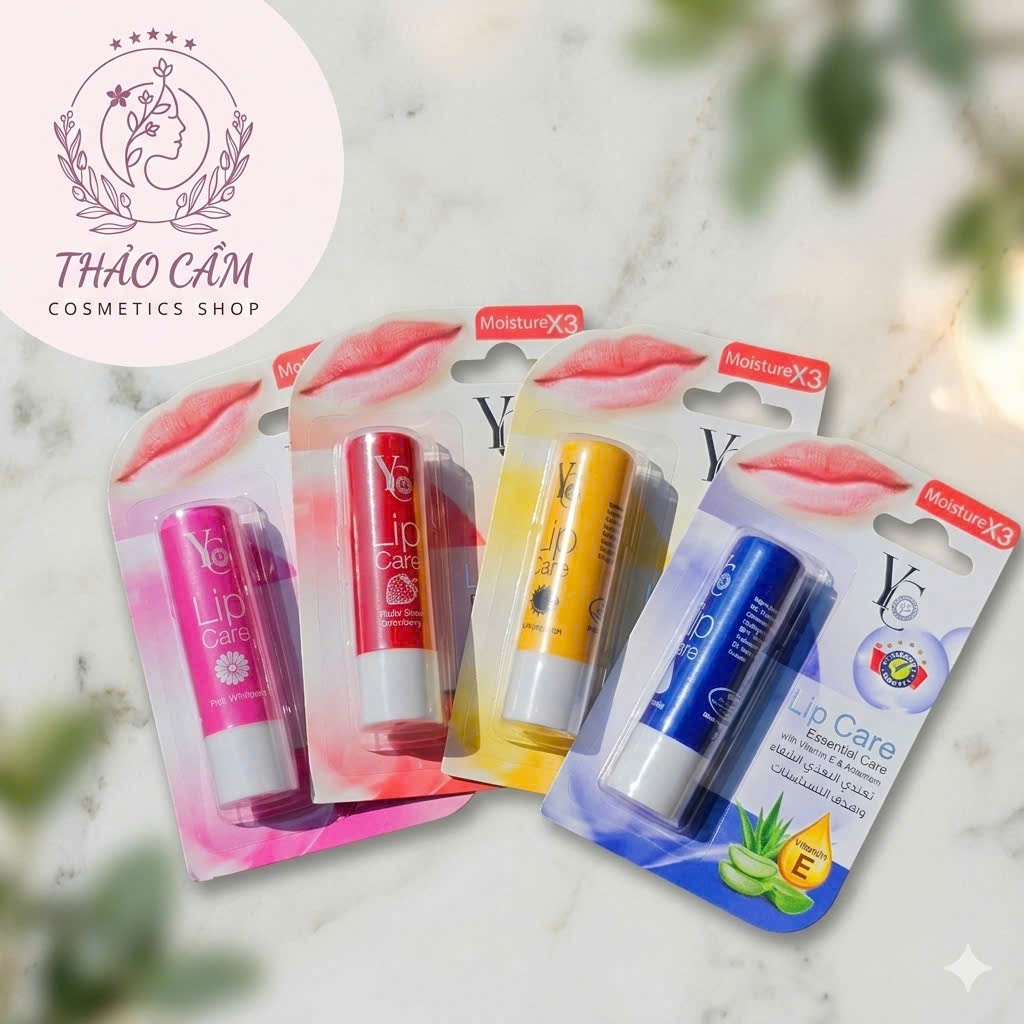 Son Dưỡng Môi Hồng Tự Nhiên YC 3.8g – Giảm Thâm, Dưỡng Ẩm & Làm Mềm Môi