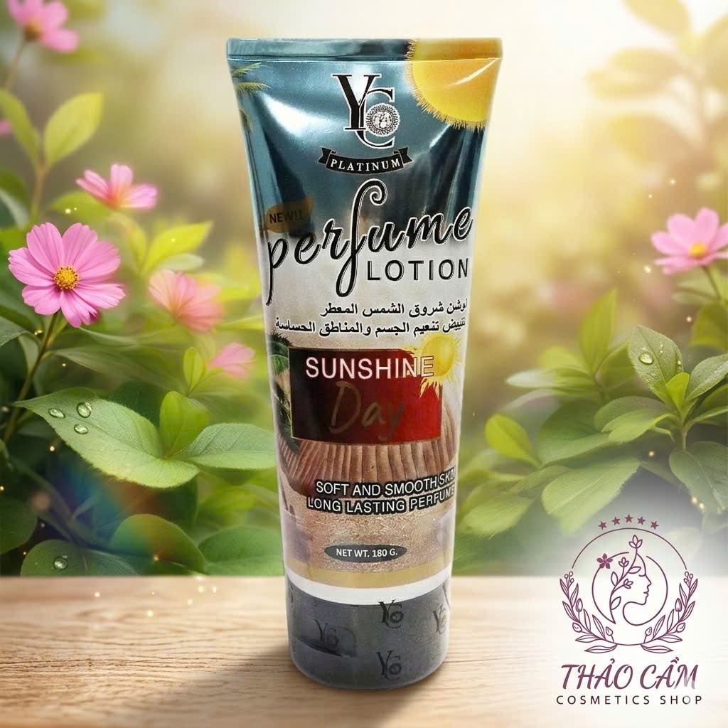 Lotion Dưỡng Thể Nước Hoa YC Sunshine Day 180g – Thơm Lâu, Dưỡng Ẩm & Làm Mềm Da