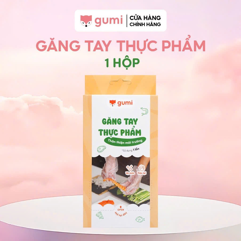 GĂNG TAY THỰC PHẨM GUMI - THÂN THIỆN VỚI MÔI TRƯỜNG - SỬ DỤNG 1 LẦN