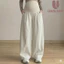 Quần Bầu Ống Rộng Form Suông Thụng Chuẩn QC Chất Kaki Cao Cấp Có Đáp Và Chun Điều Chỉnh Bụng