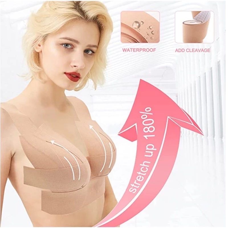 Cuộn Băng Dán Nâng Ngực Co Giãn Có Thể Tạo Nhiều Kiểu Đa Dụng Cho Bạn Nữ