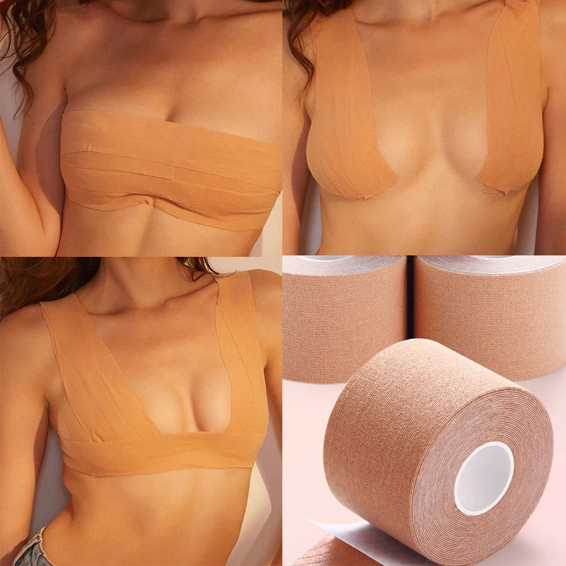 Cuộn Băng Dán Nâng Ngực Co Giãn Có Thể Tạo Nhiều Kiểu Đa Dụng Cho Bạn Nữ
