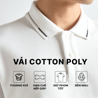 [🔥HOT] Áo Polo Tay Ngắn Phối Cổ Form Fitted - Routine 10F24POL029