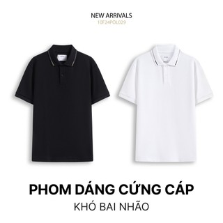 [🔥HOT] Áo Polo Tay Ngắn Phối Cổ Form Fitted - Routine 10F24POL029