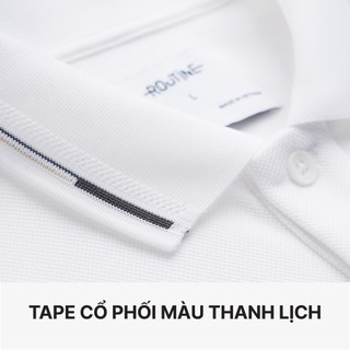 [🔥HOT] Áo Polo Tay Ngắn Phối Cổ Form Fitted - Routine 10F24POL029