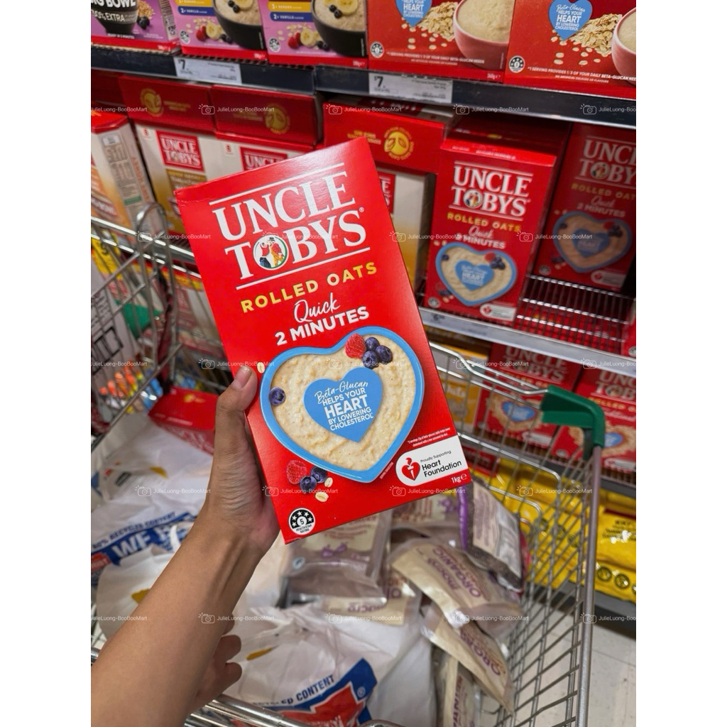[SẴN SHIP] Yến mạch UNCLE TOBYS ÚC - Hộp 500G & 1KG