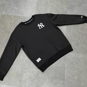 Áo dài tay Sweater New Era Grid Logo New York Yankees Black chính hãng - 13338671
