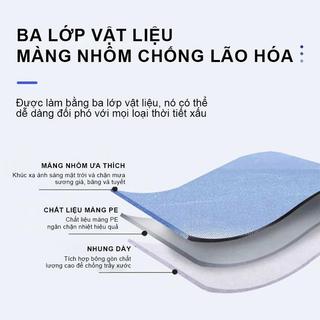 Bạt phủ xe máy 3 lớp tráng nhôm chống nắng mưa và chống xước [ Bản Cao Cấp ]