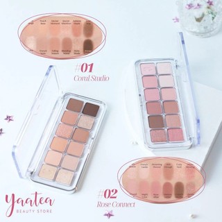Phấn Mắt CLIO Pro Eye Palette Air Makeup Bảng Phấn Mắt Clio 12 ô Lâu Trôi Trang Điểm - Skinora Beauty