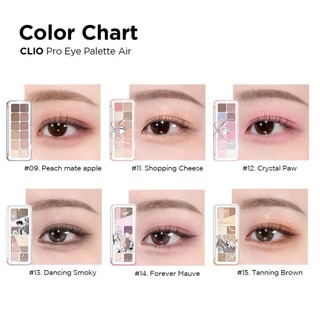 Phấn Mắt CLIO Pro Eye Palette Air Makeup Bảng Phấn Mắt Clio 12 ô Lâu Trôi Trang Điểm - Skinora Beauty