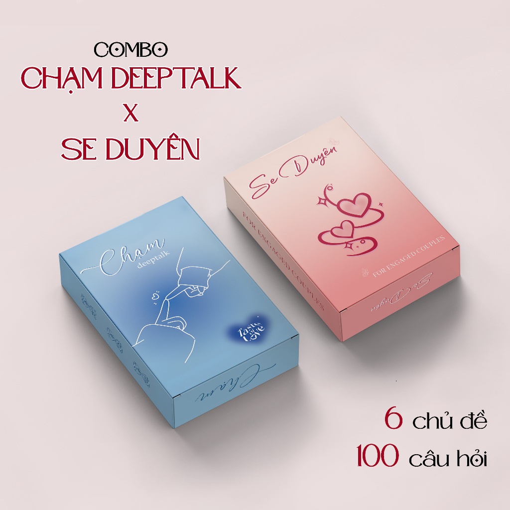 Bài tình yêu Se duyên Bộ bài Chạm deeptalk giúp chữa lành bằng đối thoại nơi cảm xúc được nói ra