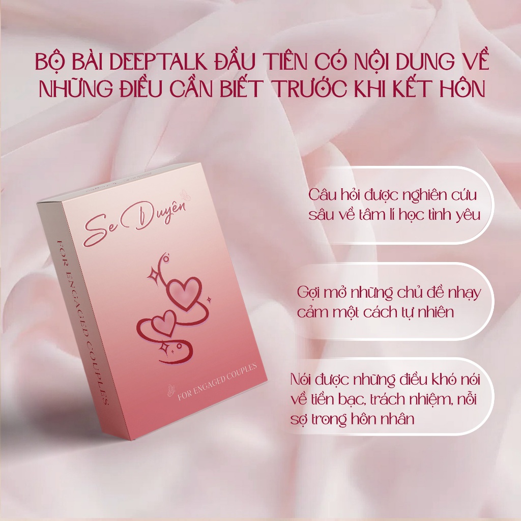 Bộ bài cặp đôi Se duyên Bài tình yêu giúp chuẩn bị tâm lý và kế hoạch sống chung trước ngày cưới