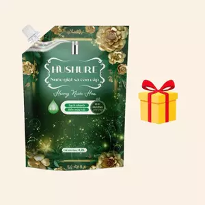 T680_ Combo (02 Bịch túi 4,2L) V170 Nước giặt xả hương nước hoa HUSHURE + (01 Túi 1000Ml) V05 Nước giặt xả túi đỏ