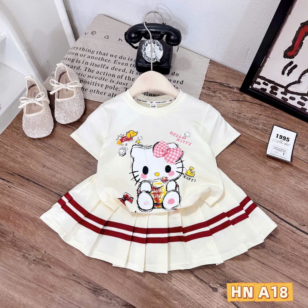 VÁY MÈO XÒE CHẠY ROT 3 MÀU CHO BÉ GÁI