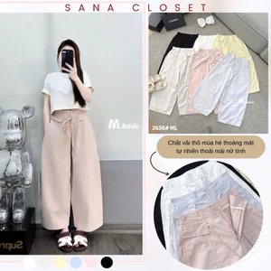 Quần Dài Nữ Thô Mềm Dáng Suông Basic NEW – Quần Nữ Q.Zhou Ống Suông Basic Dễ Phối Đồ | SANA CLOSET #2638