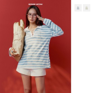 [New4] Áo Soft Mood Stripe Shirt, Chất Vải Thun Sọc Cotton, WKI108, SOME HOW STORE
