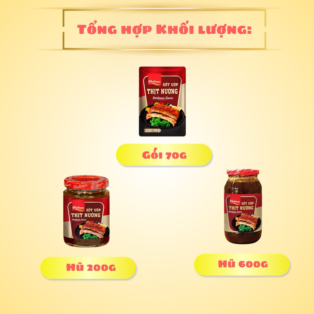 Xốt ướp thịt nướng Cholimex gói 70g