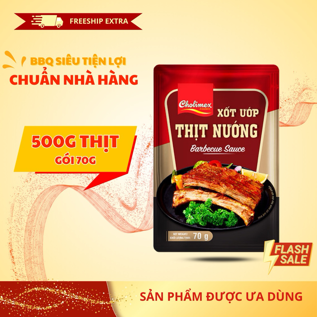 Xốt ướp thịt nướng Cholimex gói 70g