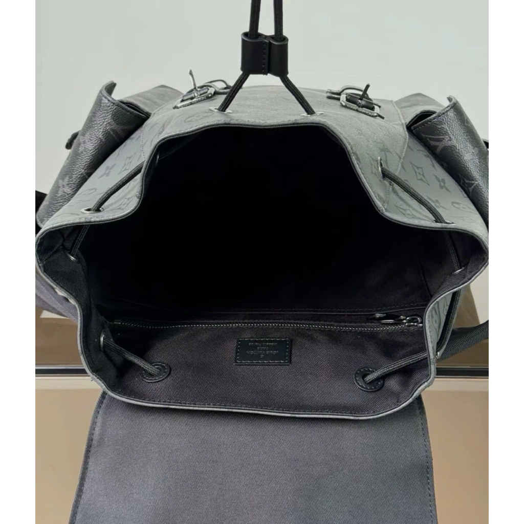 ⚡️[Hight Quality] Balo Nam Nữ \/ Ch1tope Gray And Black - Điểm Nhấn Quai Da Phối Màu Cao Cấp Loại 1