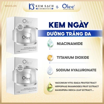 [Mua 1 tặng 1] Kem dưỡng trắng da mặt chống nắng ngừa lão hóa da kem dưỡng ẩm phục hồi da kem olee chính hãng NAGOLAN