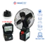 Combo quạt Pin Mulitan, Quạt 8inch Lồng Sắt Chân Pin Phổ Thông 4cm, Quạt 2 Tốc Độ Gió
