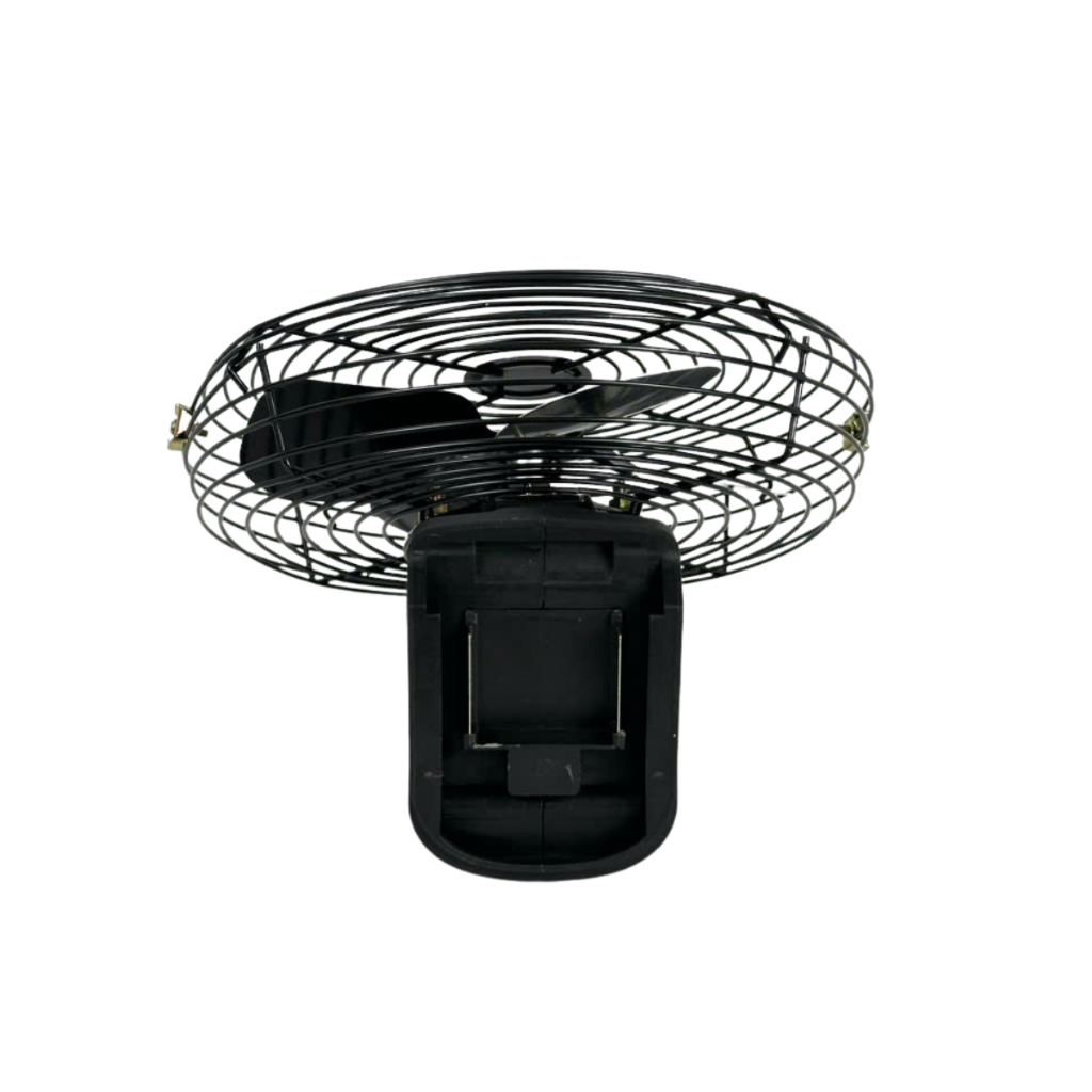 Combo quạt Pin THPRO, Quạt 8inch Lồng Sắt Chân Pin Phổ Thông 4cm, Quạt 2 Tốc Độ Gió