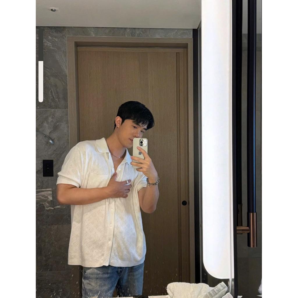 ⚡️[Hight Quality] Áo Polo Len \/ Nam Nữ White Shirts - Điểm Nhấn Chữ Quanh Áo Cảm Giác Tươi Mát Loại 1