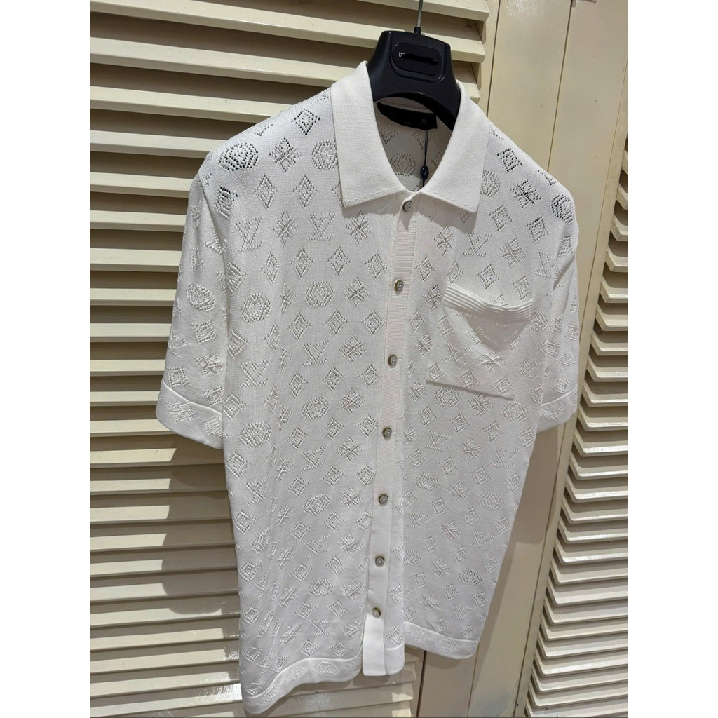 ⚡️[Hight Quality] Áo Polo Len \/ Nam Nữ White Shirts - Điểm Nhấn Chữ Quanh Áo Cảm Giác Tươi Mát Loại 1