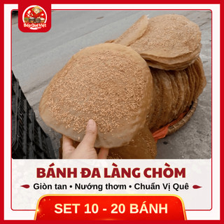 [ Chưa Nướng ] 10 Bánh Đa Vừng Thanh Hóa Nhiều Vừng – Dày Giòn,  Nướng Lên Cực Thơm | Bếp Quê Việt