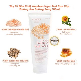 Tẩy Tế Bào Chết Arrahan Hàn Quốc Gel Tẩy Da Chết Arrahan Làm Sạch Da 180ml - Skinora Beauty
