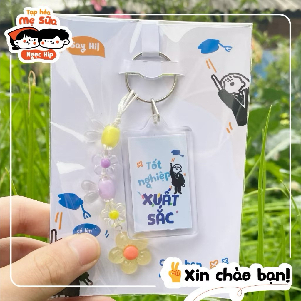 [hành đặt trước] móc khoá tốt nghiệp + đỗ đại học các sĩ tử mùa thi