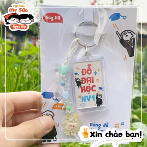 móc khoá tốt nghiệp + đỗ đại học các sĩ tử mùa thi