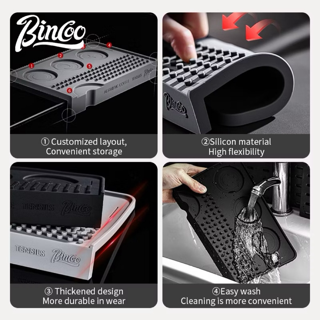 [HOẢ TỐC]Bincoo TẤM LÓT NÉN CÀ PHÊ SILICONE ( hàng chính hãng )