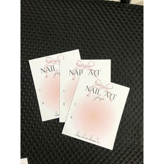 bìa nailbox móng tay loai 1 dày dặn, in cán mờ hai mặt nhiều kích thước