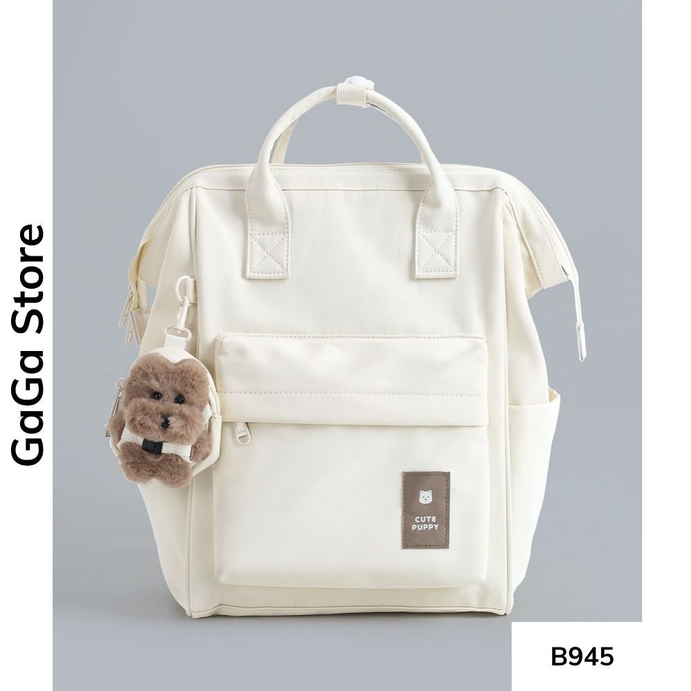 Balo nữ đi học màu trơn dễ thương phong cách Ulzzang cho học sinh các cấp B945 gagastore