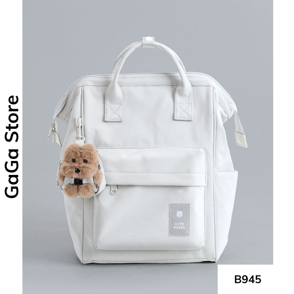 Balo nữ đi học màu trơn dễ thương phong cách Ulzzang cho học sinh các cấp B945 gagastore