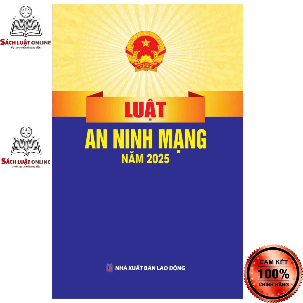 Sách - Luật an ninh mạng năm 2025 (NXB Lao động)