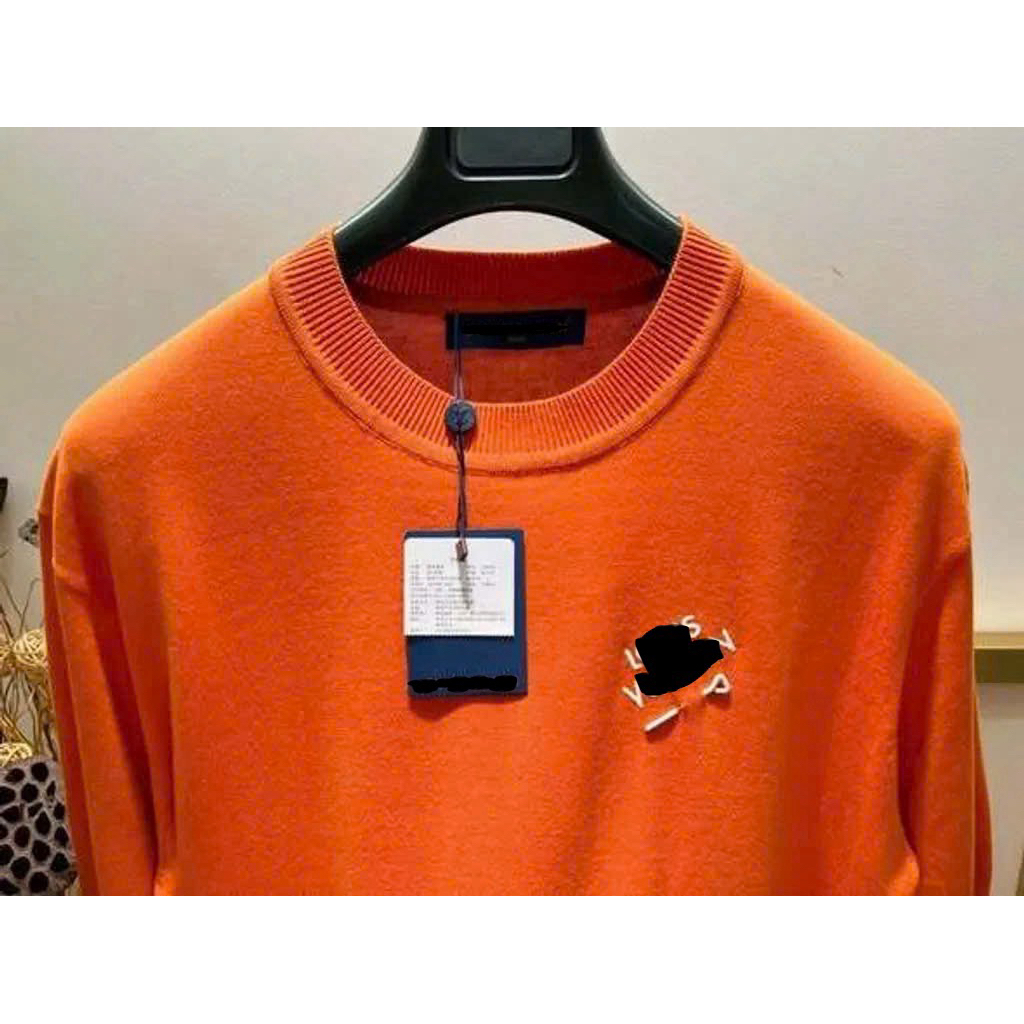 ⚡️[Hight Quality] Áo Phông Len \/ Orange Shirts Nam Nữ - Điểm Nhấn Thêu Chữ Phối Ghim Cài Cao Cấp Street Wear