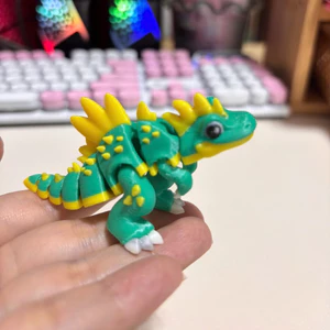 Mô Hình Khủng Long Spinosaurus In 3D Nhiều Màu FLEXI Trang Trí Hồ Cá , Bàn Học - In Khớp Linh Hoạt