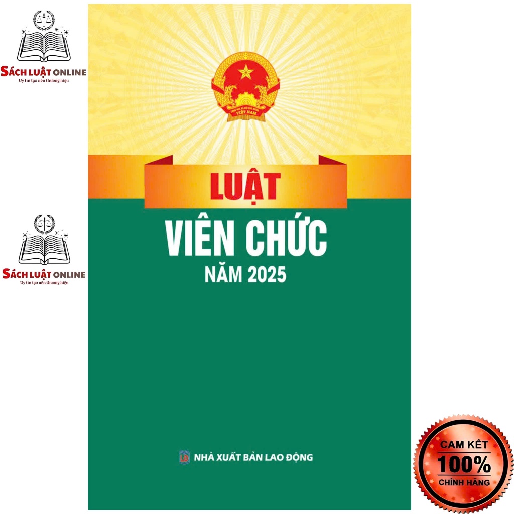 Sách - Luật viên chức năm 2025 (NXB Lao động)