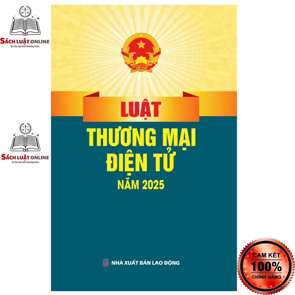 Sách - Luật thương mại điện tử năm 2025 (NXB Lao động)