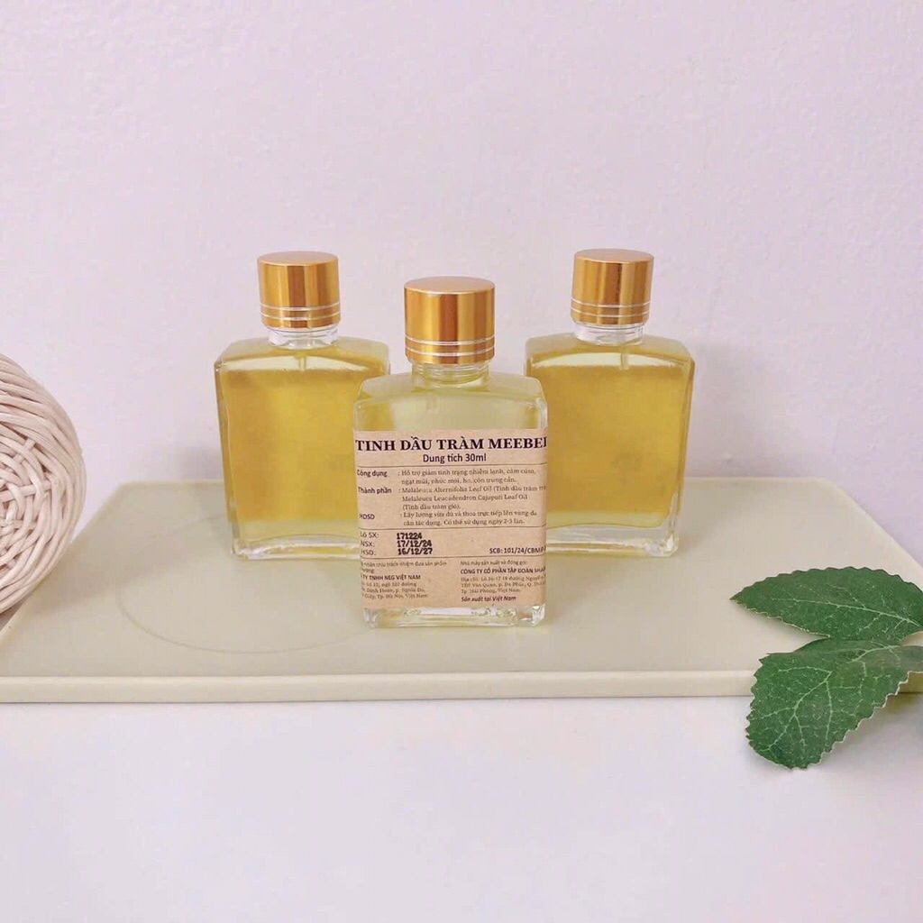 🌱Tinh Dầu Tràm Huế Meebee chiết xuất 100% lá tràm thiên nhiên