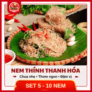SET 5 Nem Thính Thanh Hóa – Bếp Quê Việt | Vị Chua Nhẹ Từ Thịt Lên Men, Thơm Thính Gạo