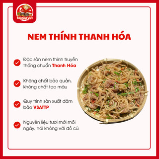 SET 5 Nem Thính Thanh Hóa – Bếp Quê Việt | Vị Chua Nhẹ Từ Thịt Lên Men, Thơm Thính Gạo